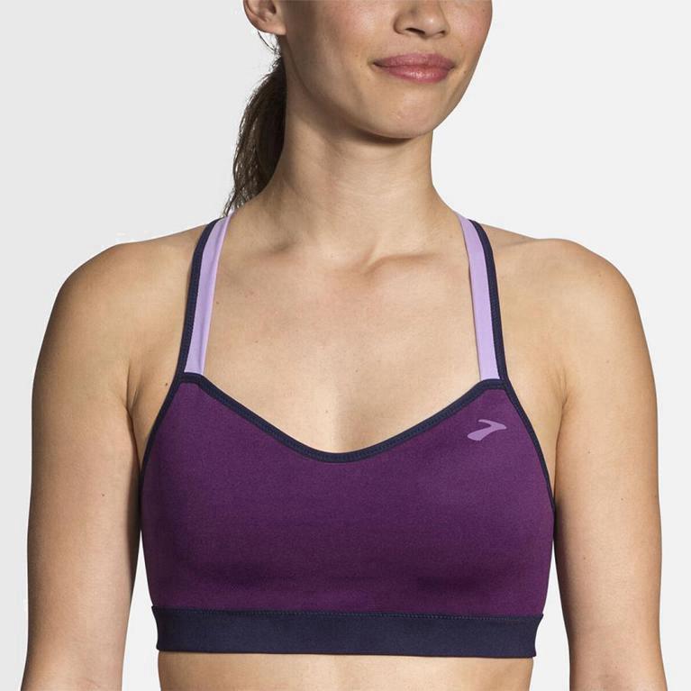 Brooks Uprise Crossback - Run Bra Mujer - Moradas (PRLO-79812)